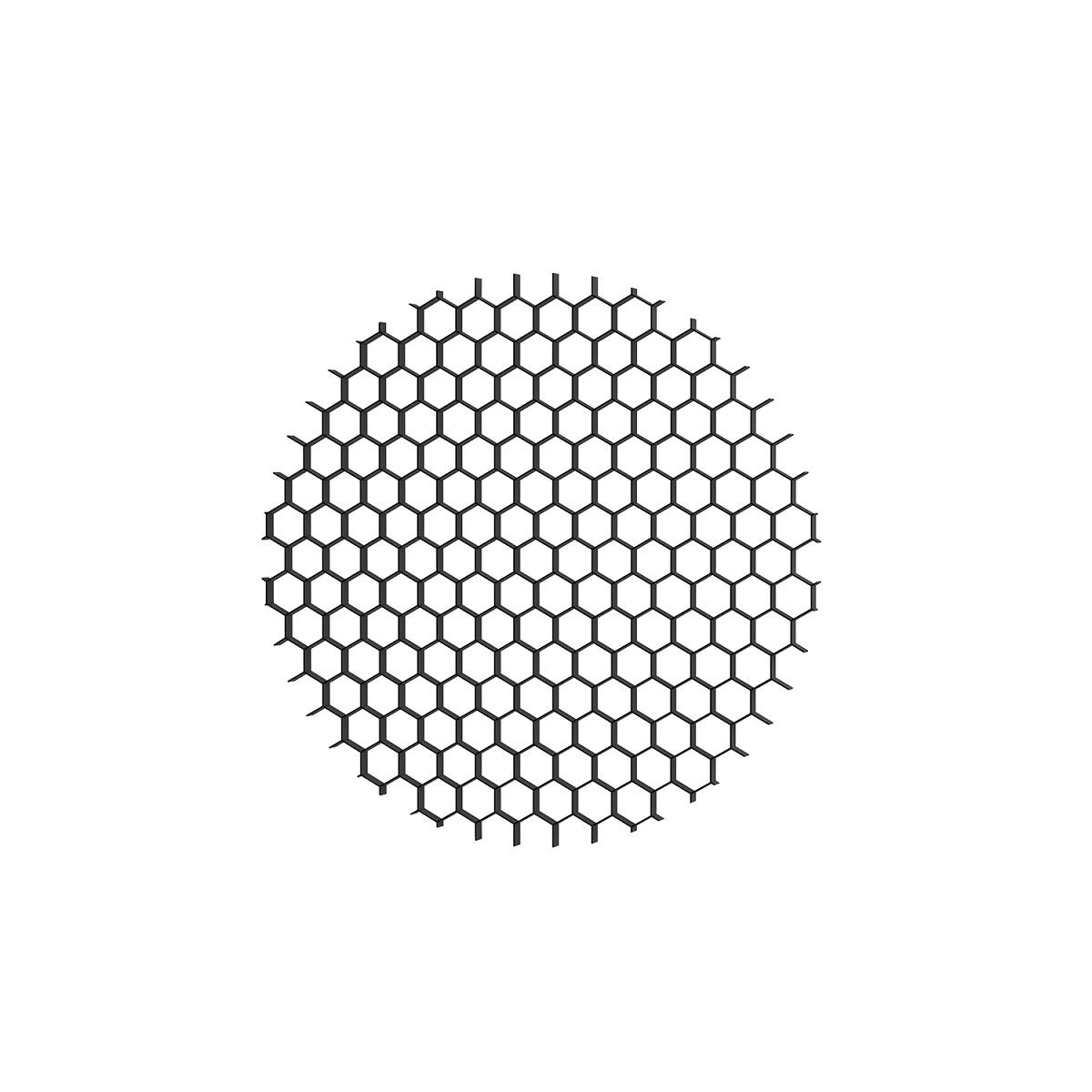 Антибликовая решетка Denkirs Net DK1500-BK