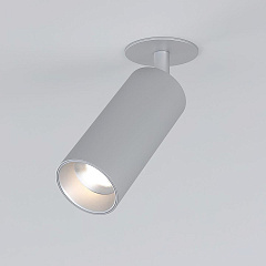 Встраиваемый светодиодный спот Elektrostandard Diffe 25052/Led серебряный a058172