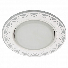 Точечный светильник ЭРА с подсветкой DK LD27 WH/WH Б0037388