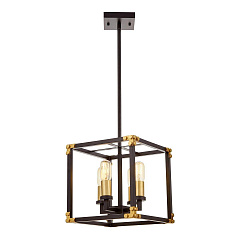 Подвесная люстра Lumina Deco Waldorf LDP 1140-4 BK+MD