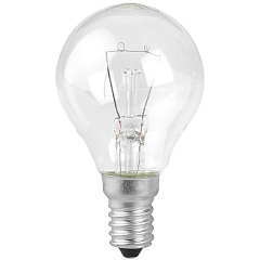 Лампа накаливания ЭРА E14 40W 2700K прозрачная ДШ 40-230-Е14 (гофра) Б0039132