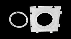 Рамка скрытого монтажа для встраиваемых светильников с наружным D 80-90мм Crystal Lux CLT 099 D80-90